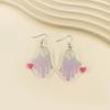 Funny Acrylic Halloween Specter Cartoon Earrings Halloween Costume Dangle Earrings for Women Party Jewelry Exaggeration