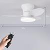 Household Frequency Conversion Ceiling Fan Light Kitchen Bedroom 3 Colors Light Adjustable Electric Ceiling Fan Lamp