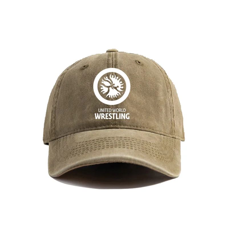 United World Wrestling Baseball Caps Distressed UWW Hats Cap Men Women Retro Outdoor Adjustable Hats Dad Gift
