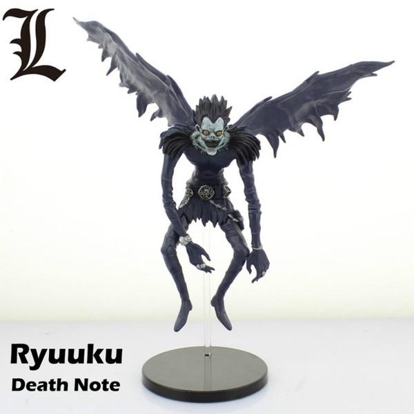 20 см Аниме Тетрадь Смерти Deathnote Рюк Рюку 20 см ПВХ Фигурка Действия Коллекционная Модель Кукла Игрушка 1pcs