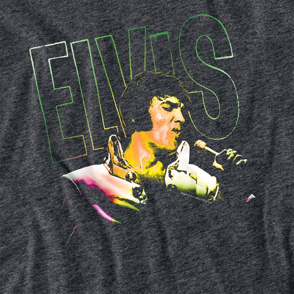 Elvis Presley Unisex Adult Multicoloured T-Shirt