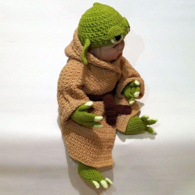 Søt Yoda Baby Cosplay Kostyme For Uforglemmelige Fotoseanser