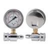 6000psi Pressure Washer Gauge, 3Celsius8in Quick Connect Stainless Steel Accessory for Car Washing Machines, Accurately Measure Water Pressure