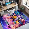 KPop Demon Hunters Pattern Rug, Indoor/Outdoor Mat, for Picnic, Gameroom, Bedroom, Office, Living Room, Home Decor Carpet, Birthday Gift