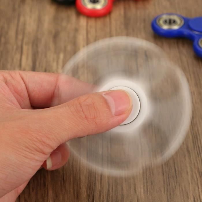 Fidget Spinner LTY - Tri-Spinner pentru Copil sau Adult - Rulmenți Ultra Rapizi - Alb