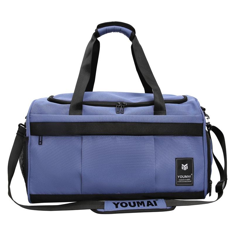 New Fitness Bag Dry and Wet Separation Training Sports Bag Hand Luggage Bag Short Trip Bag Large Capacity Swimming Bag