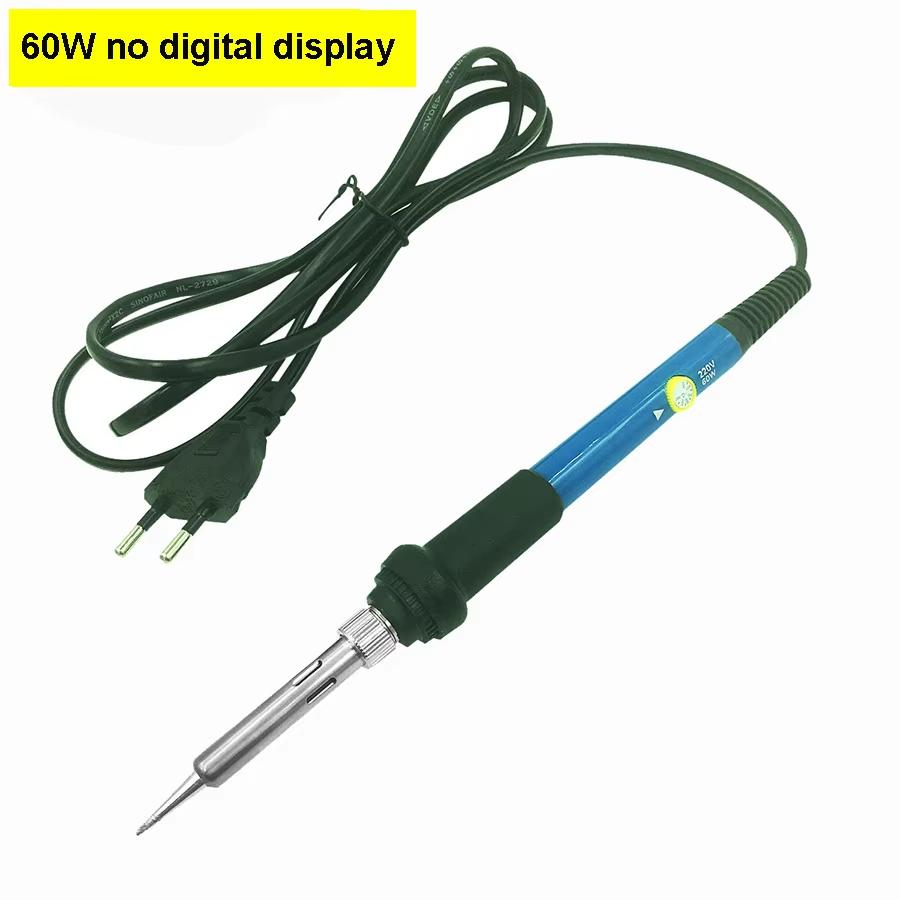 Adjustable temperature electric soldering iron 220V 60W soldering iron professional tin welding machine hot pen welding repair t