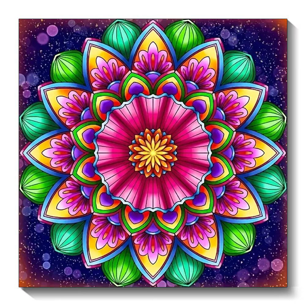 Diamond Painting Mandala DIY 5D Full Square Round Drill Embroidery Fantasy Mosaic Flower Wall Decorations Living Room New 2026