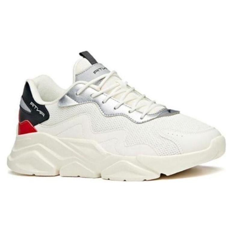 Anta Lifestyle Series Non-Slip Wear-Resistant Low-Top Sports Casual Shoes Men Sneakers White Red 912048820-9