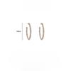 S925 Silver Needle Exaggerated Ear Ring Ultra-fantastic Fashionable Metal Big Circle Earrings for Women