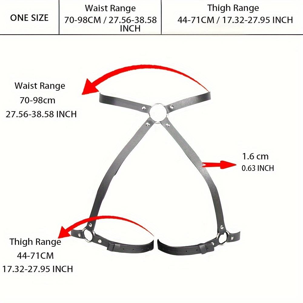 Sexy Thigh Garter Straps, Adjustable Leg Restraint Straps, BDSM Clothing, Women's Erotic Accessories, Binding Restraint Straps