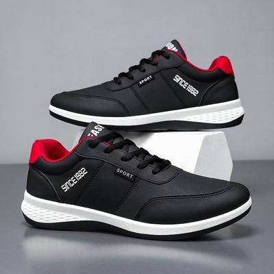 Herren Leder Freizeitschuhe Schnürschuhe Vulkanisierte Schuhe Outdoor Tennis Trainingsschuhe Hohe Qualität Herren Sneaker Große Größe 48 Tenis 2025