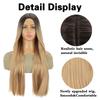 Wig With Bangs Long Straight Wig Heat Resistant Synthetic Wig For Women Girls Daily Use Party Halloween Cosplay Wig