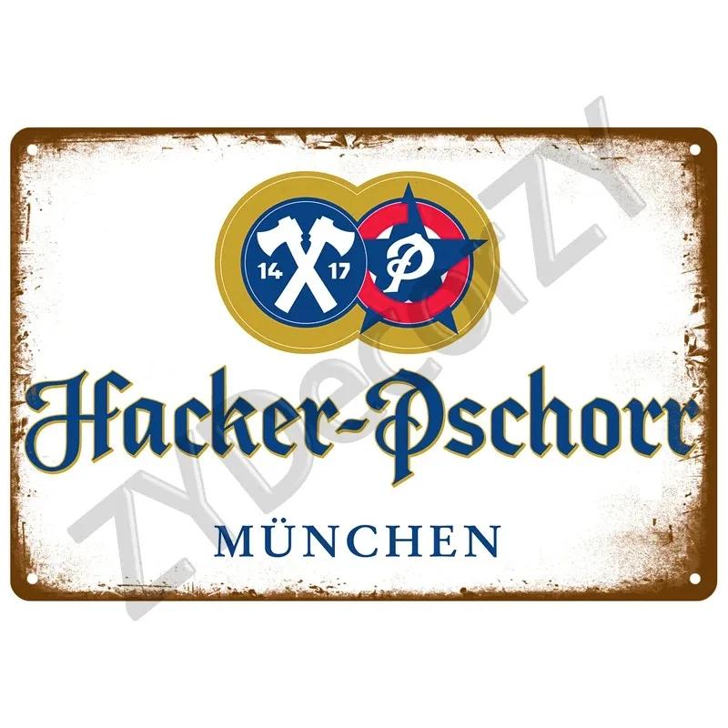 Beer Tin Retro Wall Plaque Art Club Pub Bar Poster Home Metal Sign Wall Decorations Vintage Cafe Mural Plate Brand Iron Painting