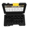 Nut Bolt Extractor Bolt Remover Socket Set for Extracting Stripped Rusted Damaged Fasteners CC Style Nut Remover +
