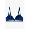 Emporio Armani Sutien triunghiular lucios din nailon pentru femei, cu burete 0826181512