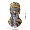 3D Face Cover Full Face Hood Cover Comfortable Funny Breathable Skin Friendly Stretchy UV Protector For Hiking Riding