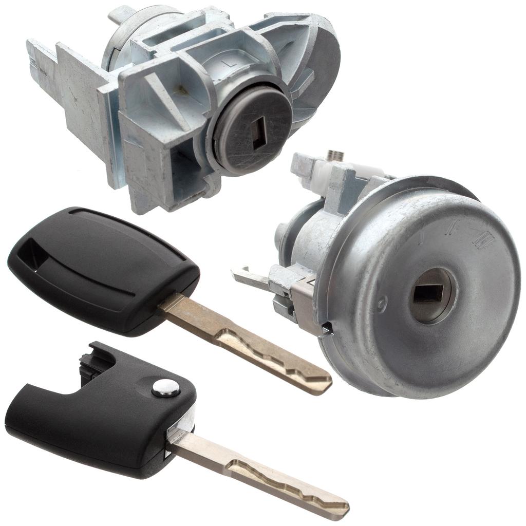 Ford Fiesta VI MK7 08-13 ignition insert + front left door lock insert 2 pcs. Set