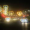 10pcs Festive Love Heart Light-Up Glasses - Stylish Novelty Eyewear with Frame Red Lenses & Colorful Heart Patterns