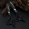 6.0 Inch Green Paint, Neptune Hair Scissors Straight Cutting Teeth Scissors Thin Cutting Hair Salon Special Foreign Trade Explosion