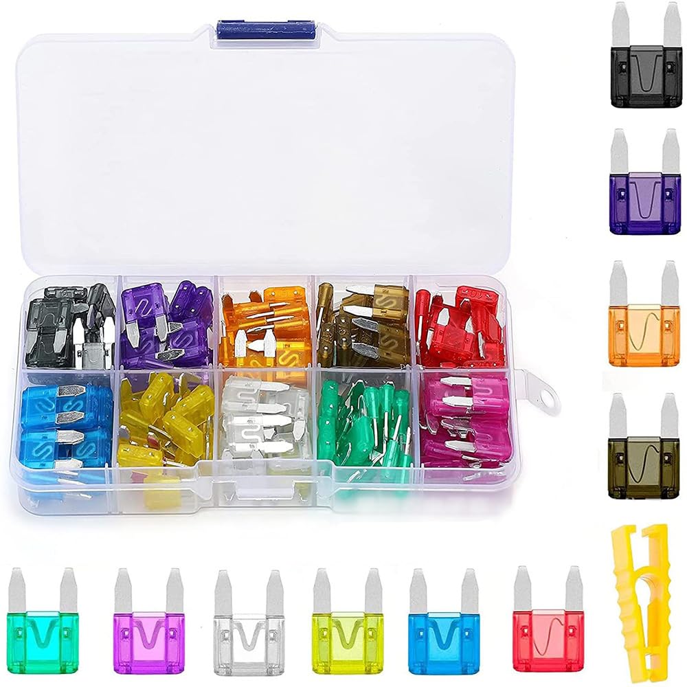 Low Profile Fuse, Mini Flat Fuse, Car Fuse, 2A, 3A, 5A, 7.5A, 10A,