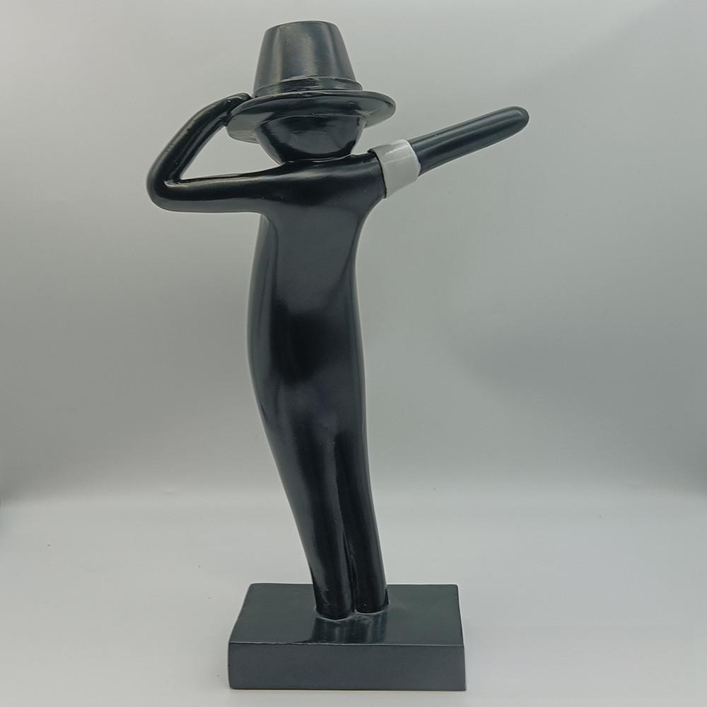 

Distinctive Michael Jackson Modern Art Sculpture In Elegant Black And White Resin чёрный
