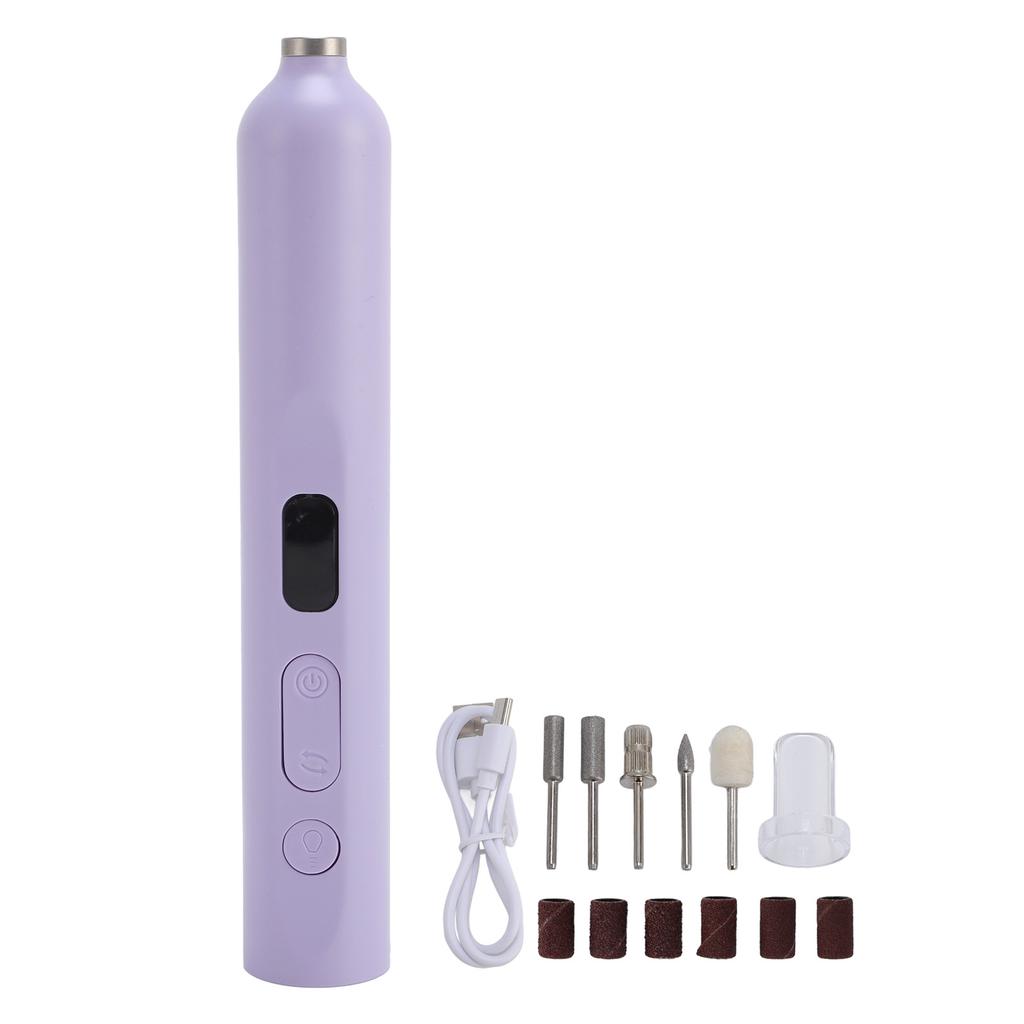 Pilă electrică de unghii 2 în 1 și lampă de unghii Portabilă Multifuncțională Mașină de pilă de unghii cu uscare rapidă