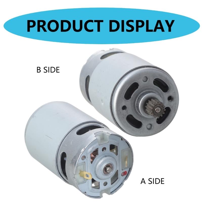 Multifunktionell 21V RS550 Motor 28000RPM Bärbart Tillbehör för Små Sågar och Tigersågar Med 8,2mm Drev