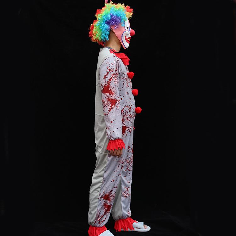 Halloween Clown Costume Christmas April Fools Costume Party Magic Show Costume