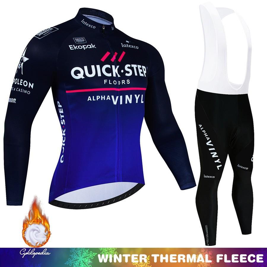 Road Bike Autumn and Winter Warm Long-sleeved Cycling Suit Men's and Women's Cycling Clothes