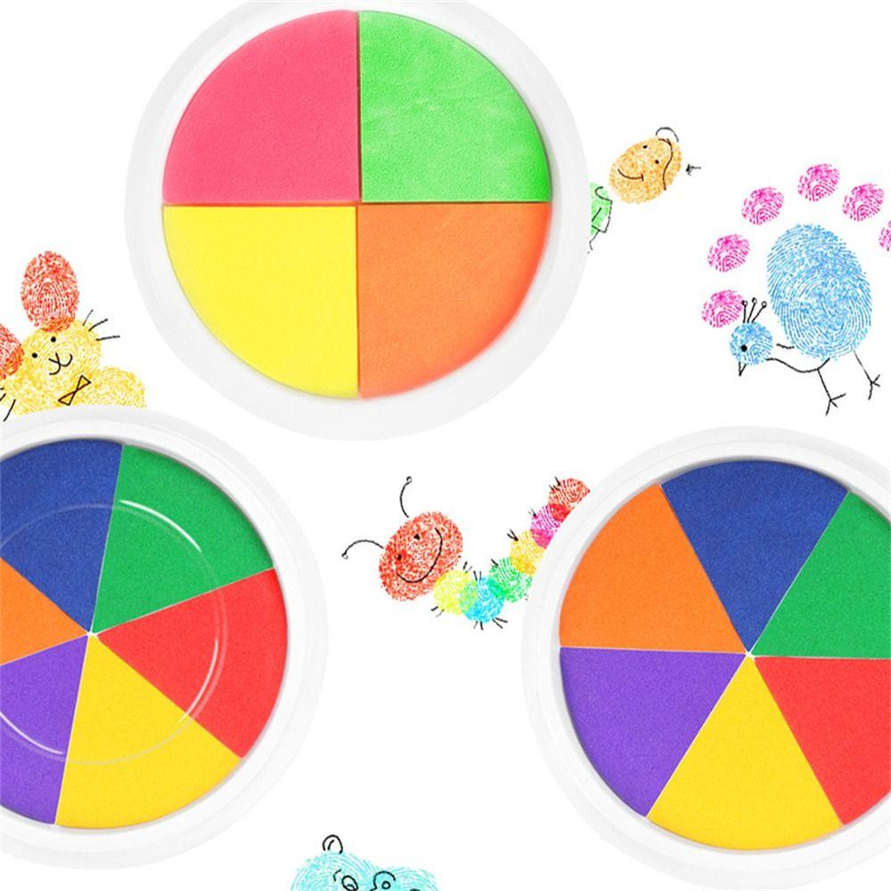 Card Making Graffiti DIY Finger Painting Paint Ink Pad Finger Painting Inkpad Printing Mud