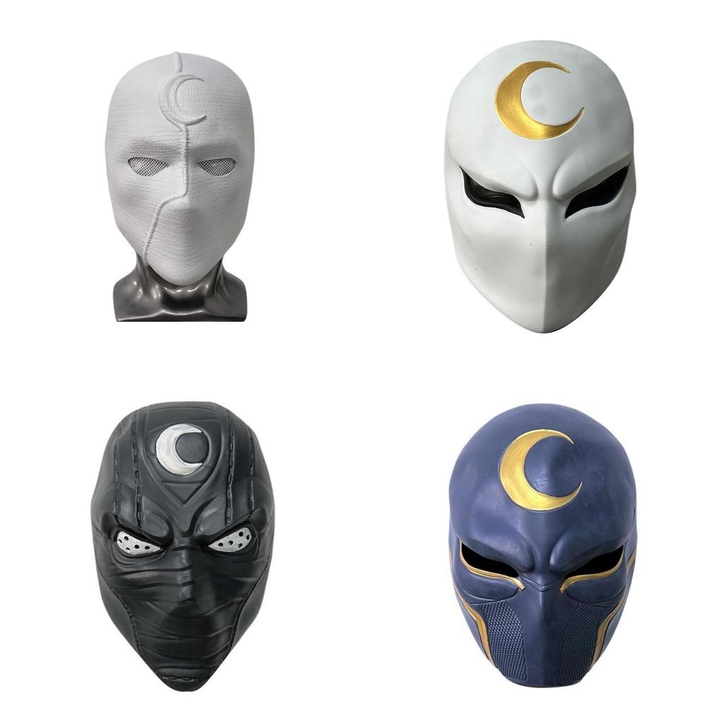 Maschera Cosplay Moon Knight Eroe Marvel Costume Anime Scudo Facciale Regali Halloween