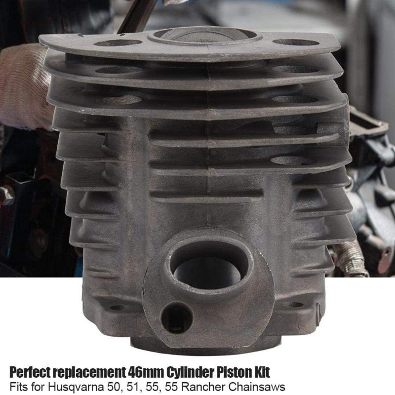Durable Cylinder Piston Seal Gaskets Compatible For 50,51,55 Chainsaws Big Bore Chainsaw Top End Replacement Parts 46mm