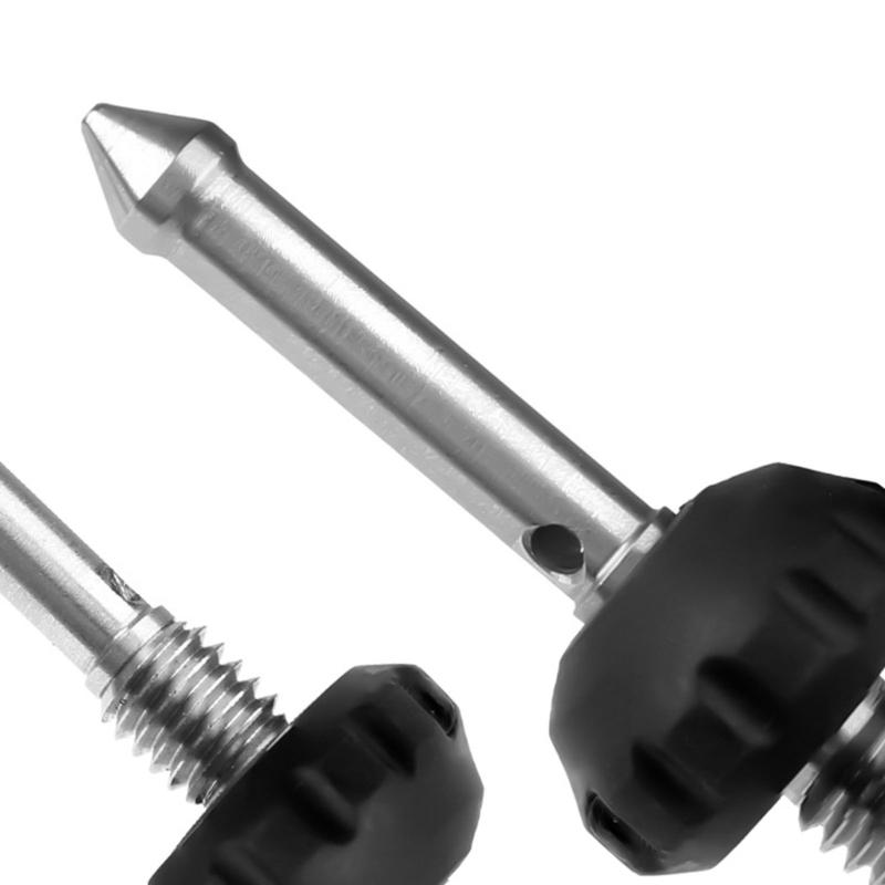 Stainless Steel Tripod Feet Pad With Slip Proof Foot Pad For 3/8Inch Mounting Studs On Tripods And Monopods