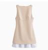Europäisches & Amerikanisches Damen Schlankmachendes Color-Block Popeline Patchwork Kurzes Kleid - Modischer Temperament Stil