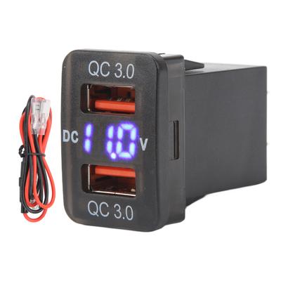 Dvigubas USB prievado įkroviklio lizdas QC3.0 greitojo įkrovimo įkrovimo lizdas maitinimo adapteris skirtas FJ Cruiser