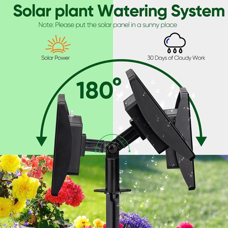 Su Kıtlığı Alarmı ve Enerji Tasarrufu Sağlayan Güneş Paneli ile Damlama Sulama (Dış Mekan İçin)