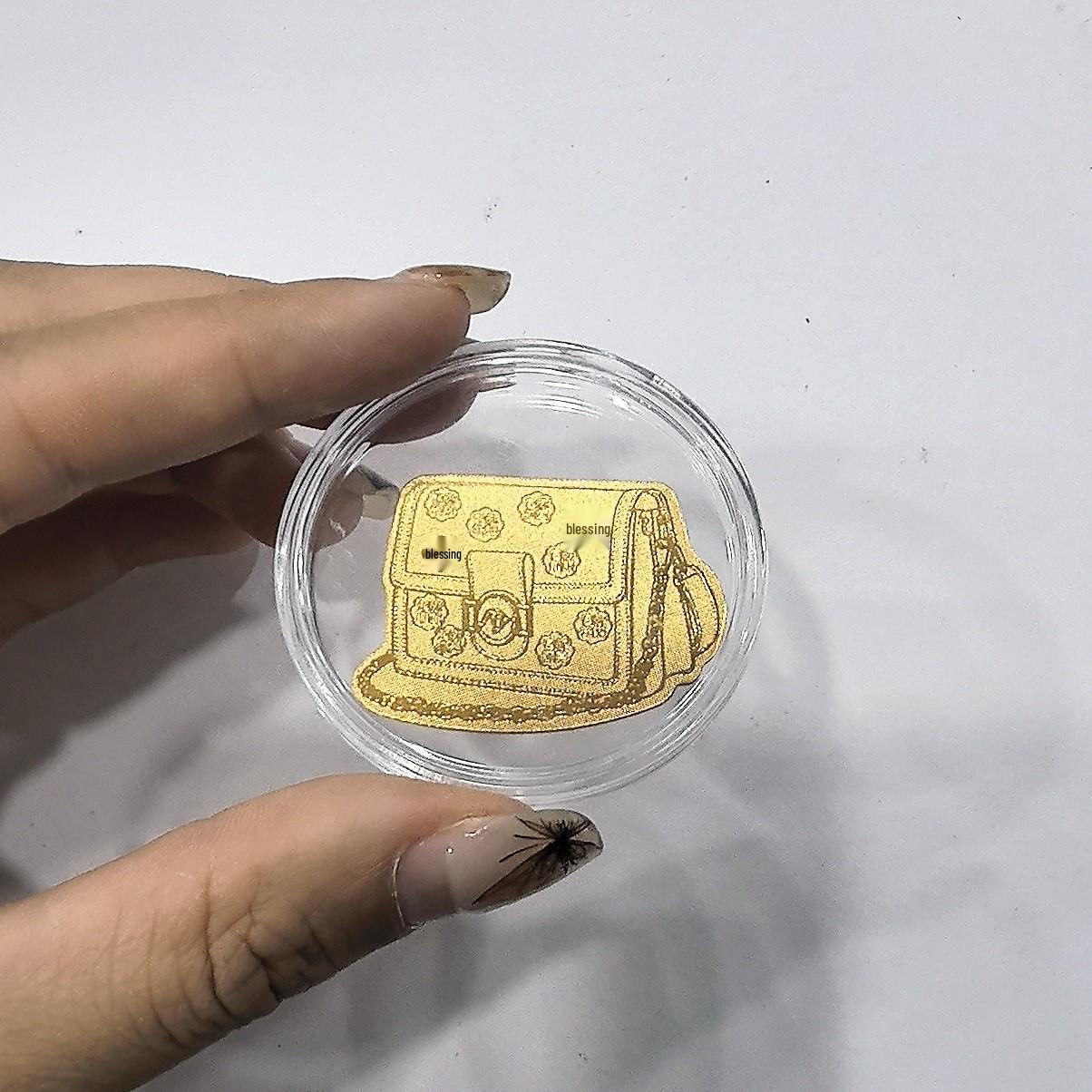 New Style 999 Pure Gold Phone Sticker, 2mg Foil for Good Luck - Princess Gift Contains 2mg gold