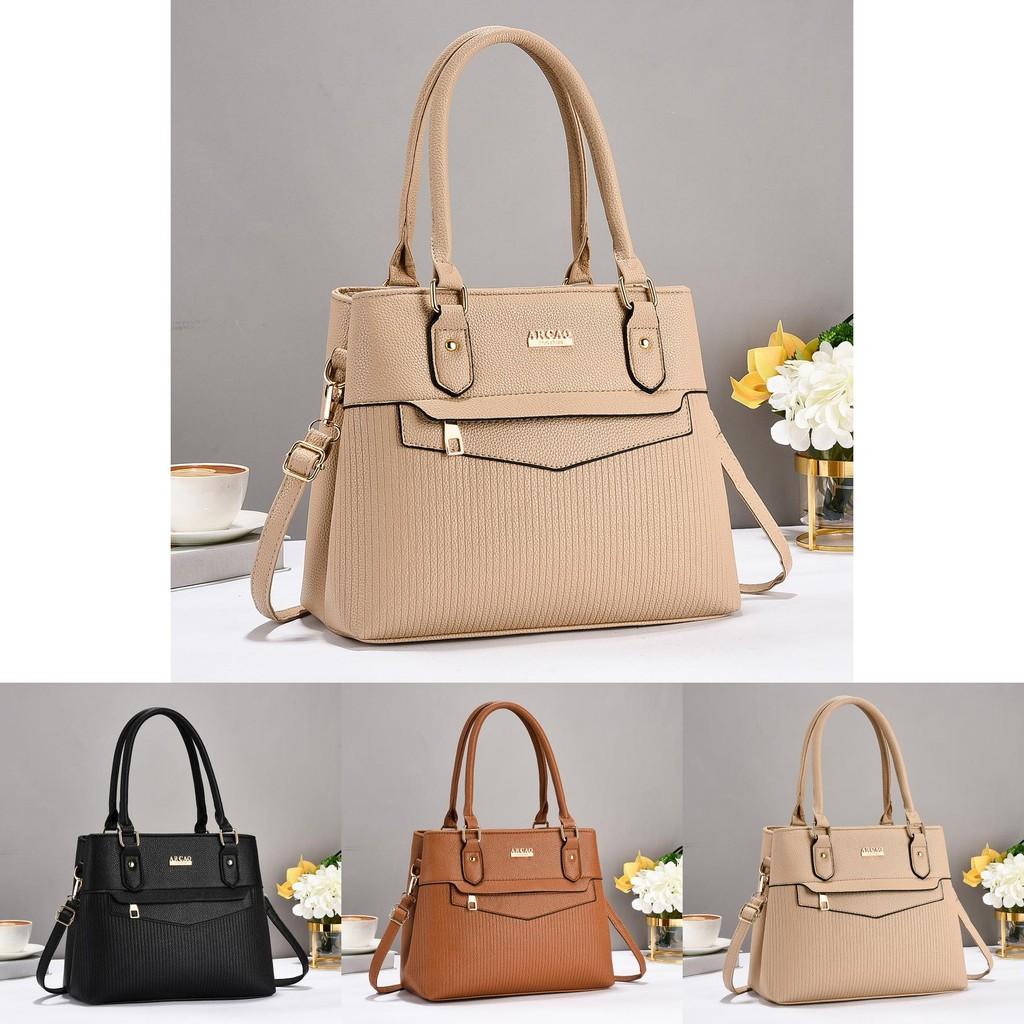 Elegant Black Pu Tote Bag For Women With Stylish Design And Spacious Interior