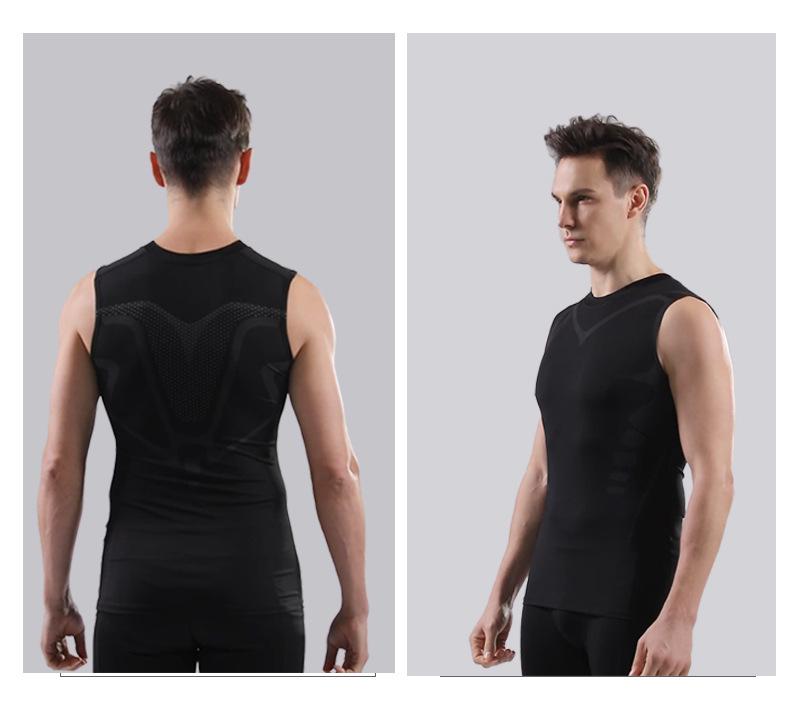 Men's Pro Sports Quick-Dry Stretch Vest - Summer Running, Basketball, Sweat-Wicking Fitness Tank.
