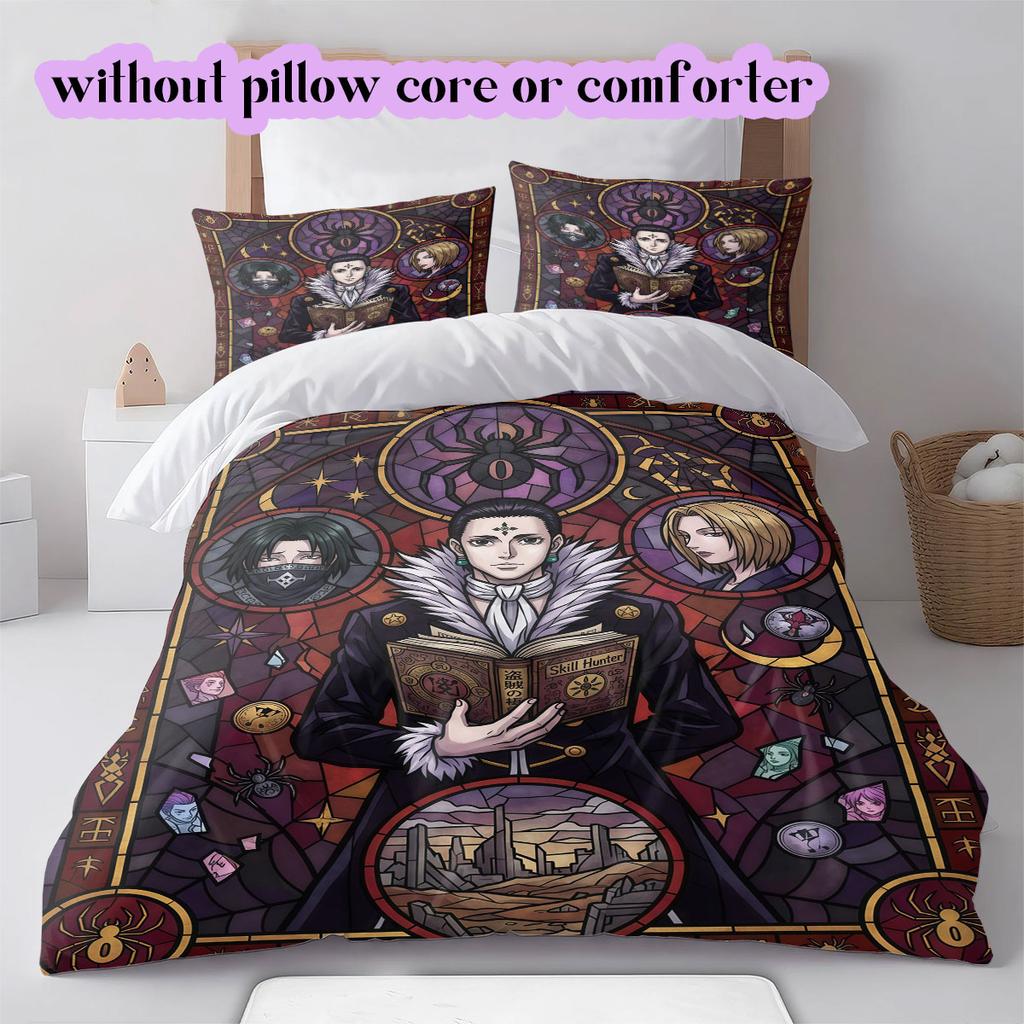 Hunter anime character Soft and Comfortable Duvet Cover, Children's Bedding Set Gift, Extra Large Size, Various Sizes Available