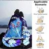 1pc Huntrix Soft Comfortable Blanket Digital Print, All Season Multipurpose Knit Fabric Bedding, Office, Sofa Home Decor Blanket