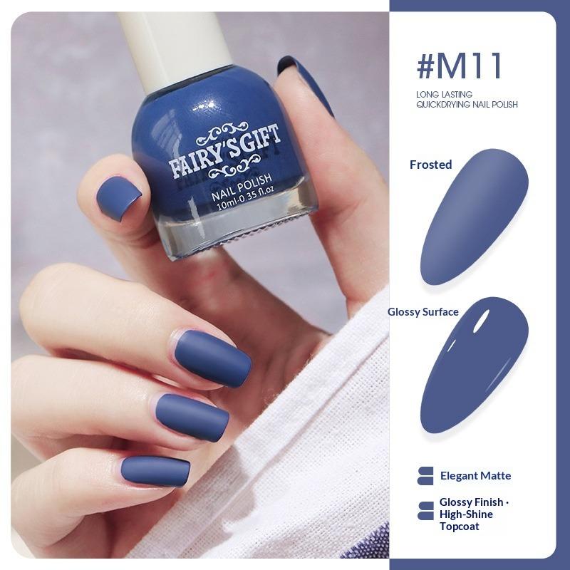 Colorful Nail Polish Matte, Long-lasting, Non-peelable, Quick-drying, Matte Nail Polish
