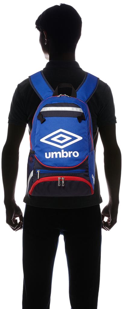 Umbro Soccer Backpack for Kids and Ball Kids Design Award Blue Juniors, Storage, Multi-Function Pockets, Winner, (UJS1635J)