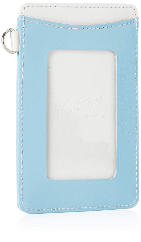 Pass Case with Strap PH0674 Ice 21901 [Kitamura] Blue/White [Blue]