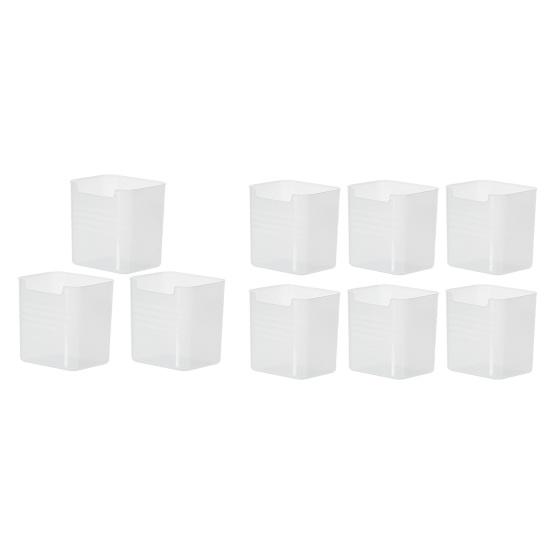 3/6Pcs Refrigerator Storage Boxes Vegetable Fruit Organizer BPA Free Large Capacity Transparent Fridge Doors Shelves