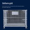Metal Mesh Folding Storage Cage for Warehouses and Workshops