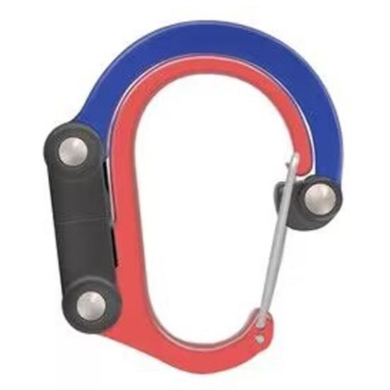 Multifunctional Carabiner Hanging Buckle Strong Load-bearing Aluminum Alloy Versatile Rotating D-type Carabiner Clip