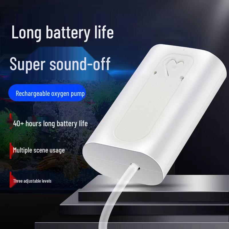 Rechargeable Dual-Use Oxygen Pump for Outdoor Fishing