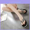 Women Soft Summer Wedge Sandals Heels Platform Beach Flip Flops Shoes Slippers
